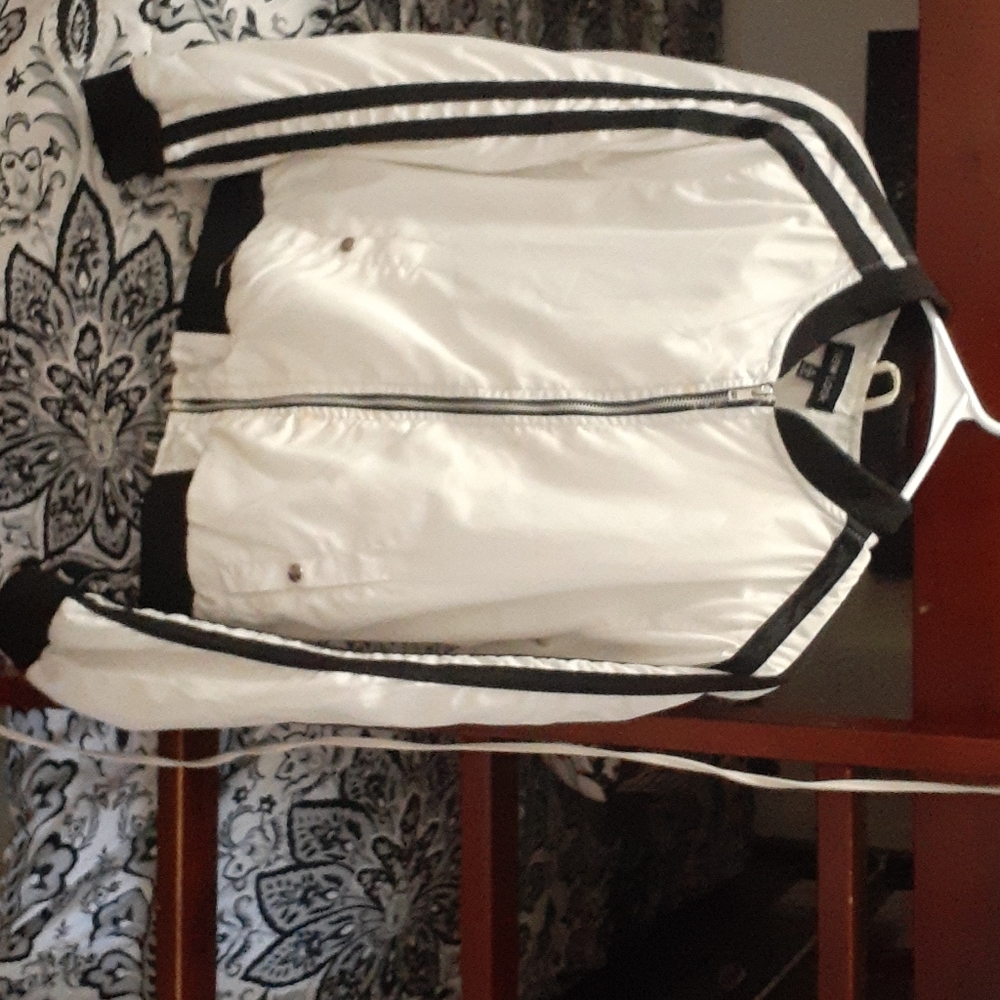New look white wind breaker jacket